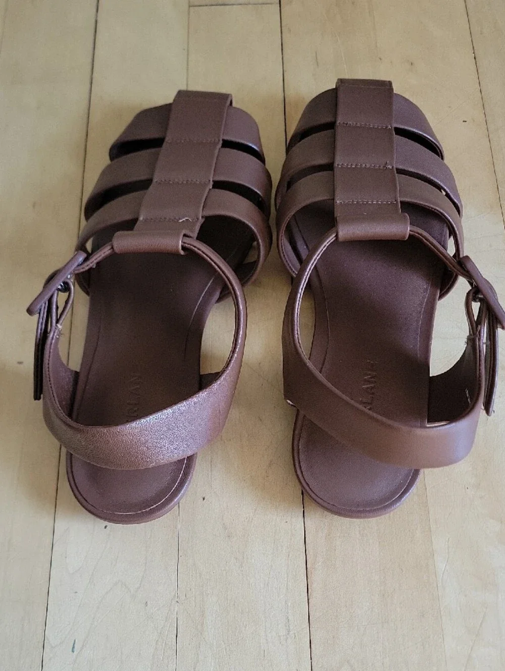 Everlane Brown Leather Fisherman Strap Sandal - 7.5 - NWT - Picture 4 of 8